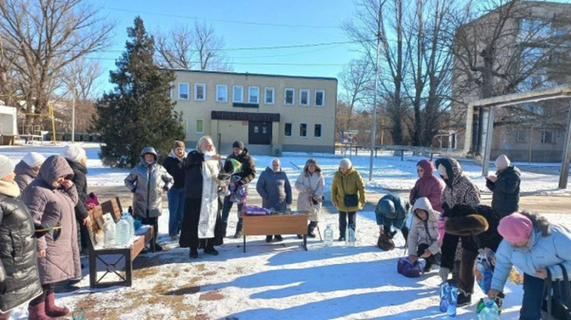 Пастырский визит в поселок Казачьи Лагери в праздник Крещения Господня