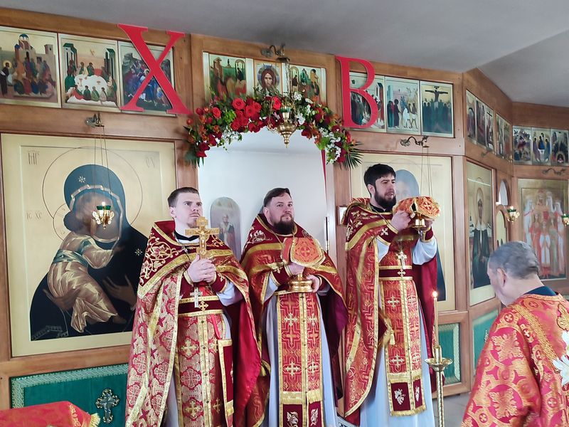 Соборное богослужение духовенства Донецкого благочиния состоялось в храме блаженной Матроны Московской 