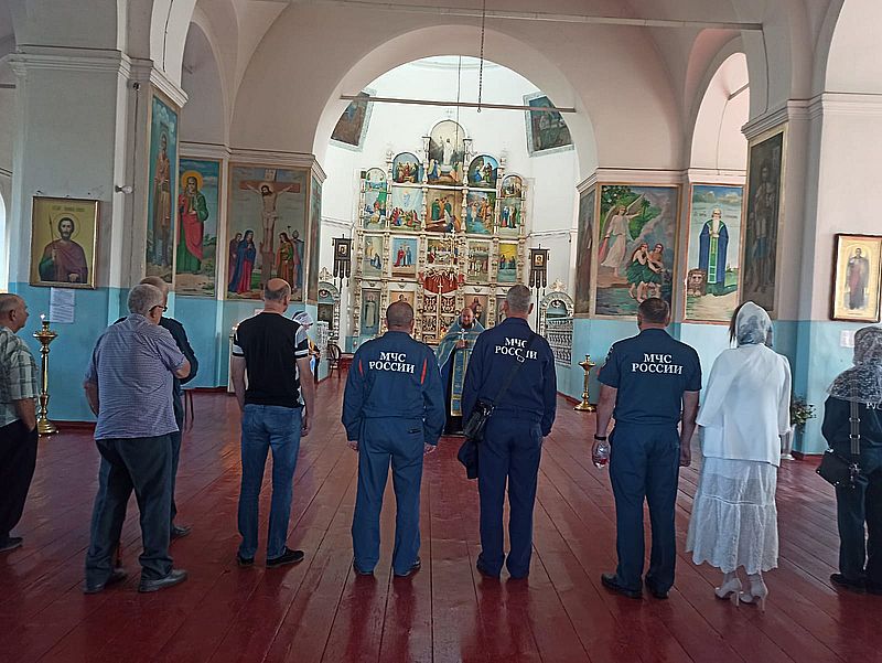 Молебен для сотрудников МЧС Чертково-Калитвенского благочиния