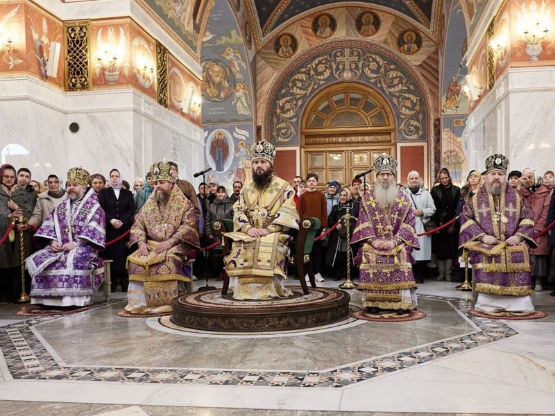 Преосвященнейший епископ Симон принял участие в торжествах по случаю дня памяти священномученика Николая Попова в Волгоградской митрополии 