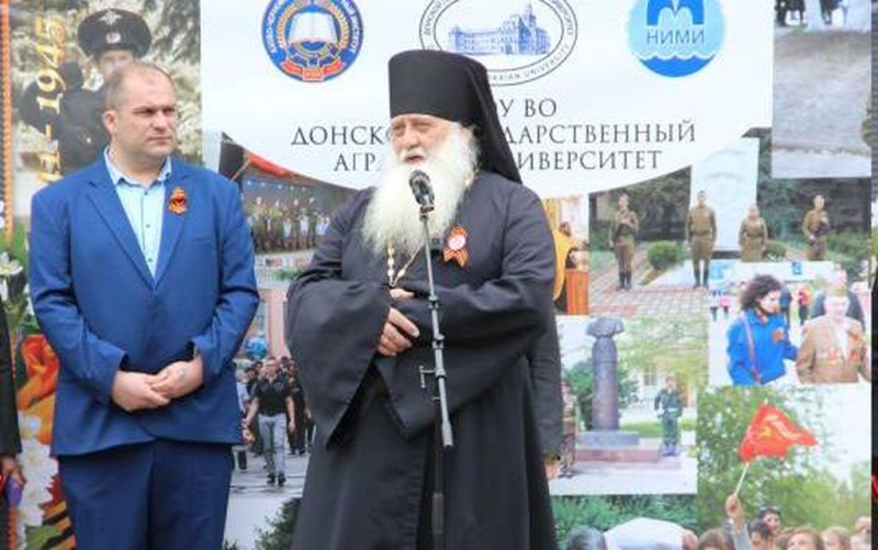 Иеромонах Николай (Наметышев) принял участие в торжественном мероприятии в День Победы