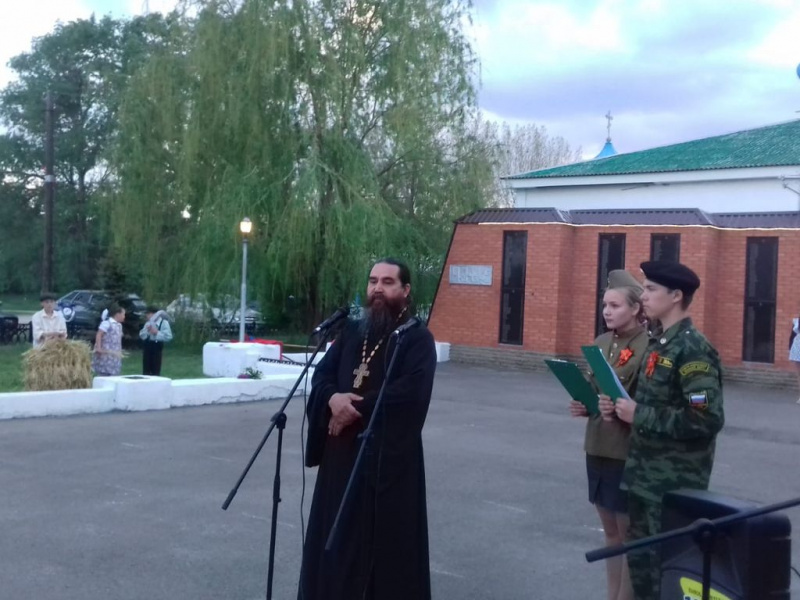 Митинг в честь Дня Победы прошел в слободе Большинка Тарасовского района