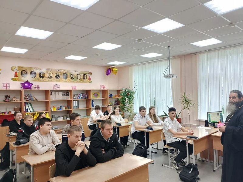 Беседа о жизненных целях прошла в Большинской школе