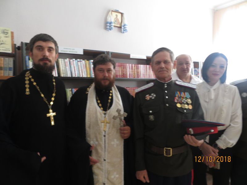 Иерей Павел Шаповалов принял участие в открытии казачьего духовно-нравственного центра «Ковчег детства» при МОУ СОШ № 40 г. Шахты п. Машзавод