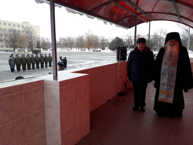 Иеромонах Николай (Наметышев) посетил в/ч 3066 Войск национальной гвардии РФ в Казачьих Лагерях