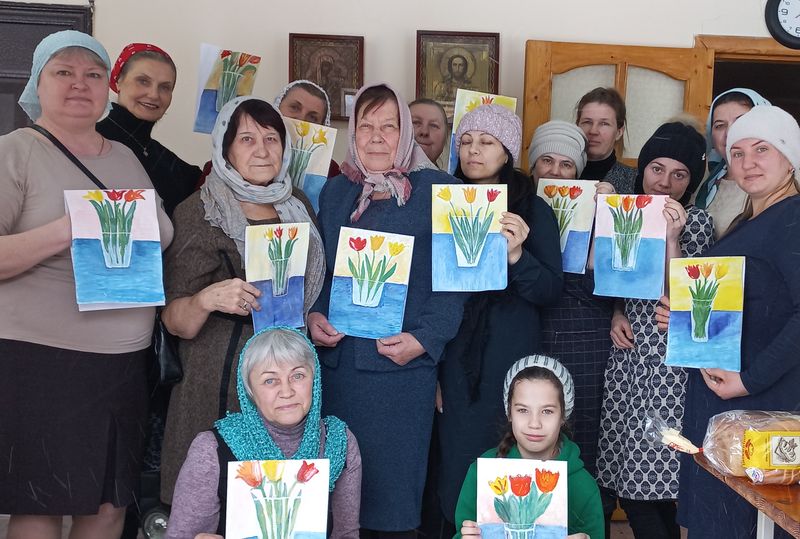 В храме Святителя Тихона Задонского прошел мастер-класс по рисованию