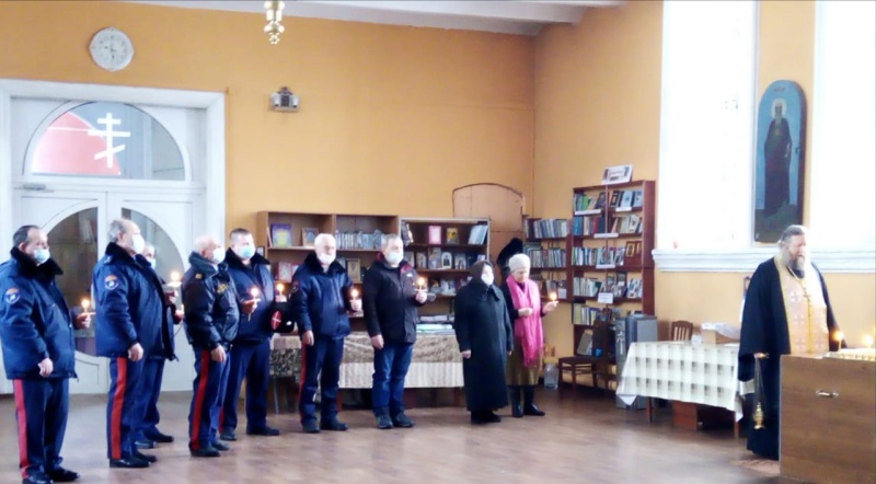 В Чернышевском благочинии отслужили панихиду по казакам, невинно убиенным в годы геноцида