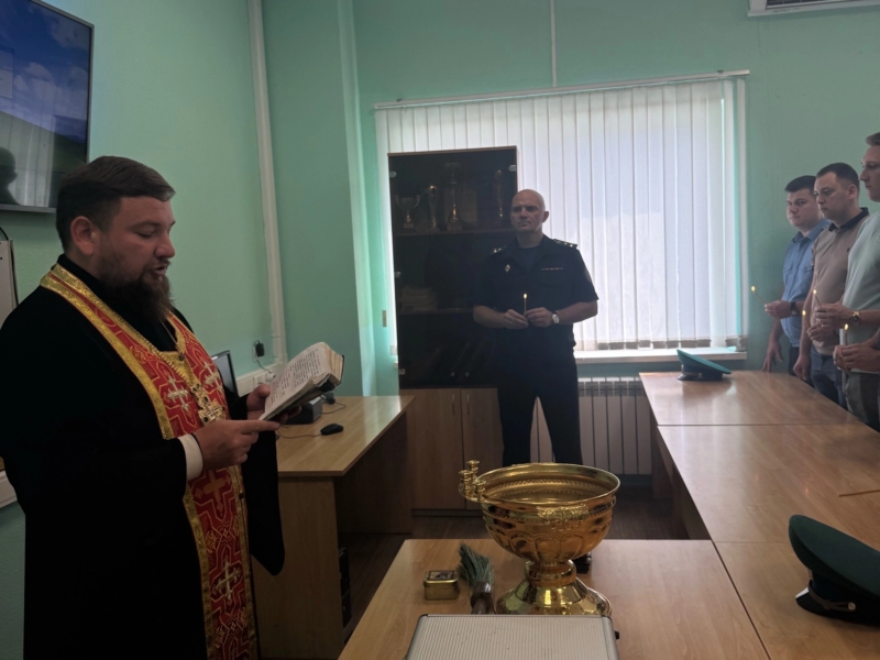 Благочинный приходов Донецкого округа совершил чин освящения контрольно-пропускного пункта «Донецк-автодорожный»