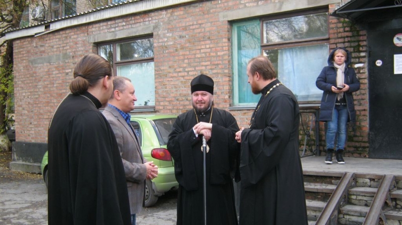 Епископ Симон провел рабочую встречу с В.В. Савиным, главным врачом Центральной больницы Новошахтинска, на территории которой запланировано строительство храма в честь свт. Тихона