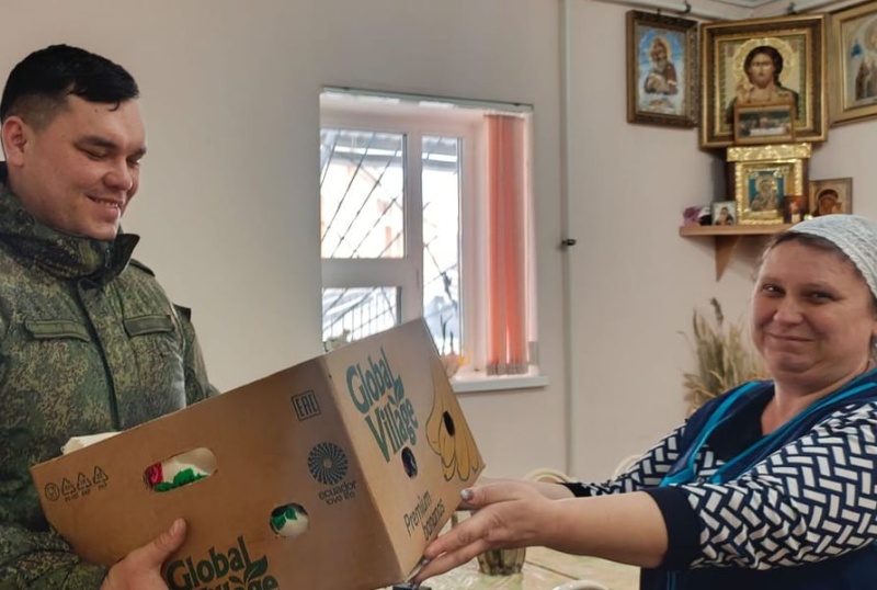 Подарки воинам