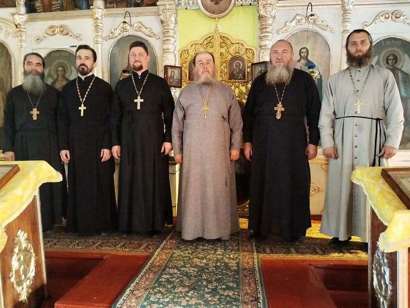 Соборное богослужение духовенства Тарасовского благочиния в хуторе Елань          