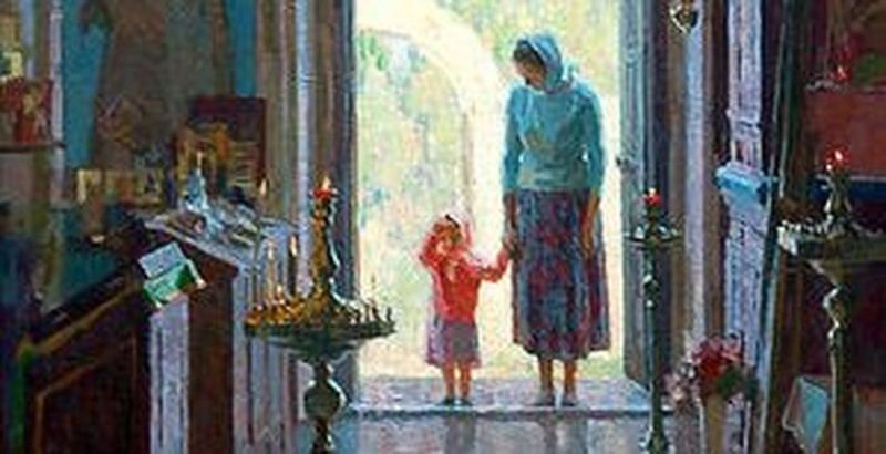 СЧАСТЬЕ МАТУШКИ – В ЛЮБВИ К БОГОСЛУЖЕНИЮ