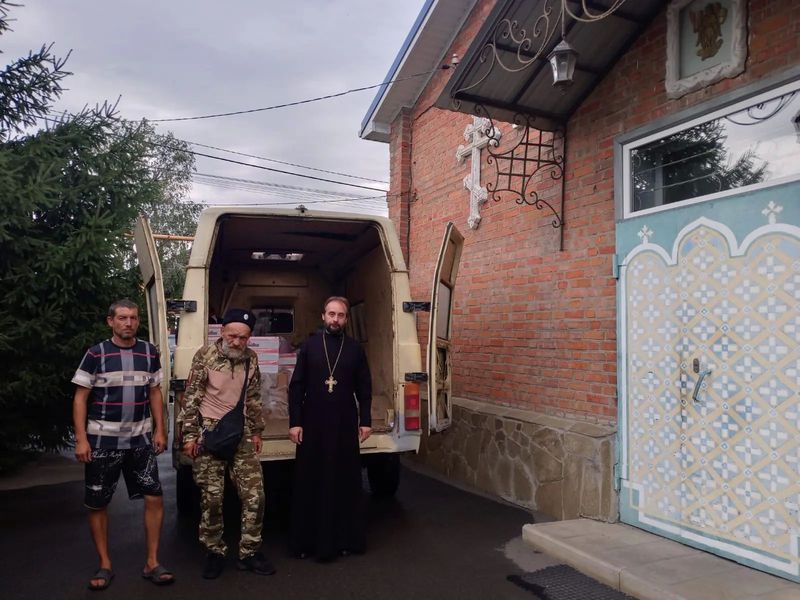 Очередная партия помощи отправлена на передовую