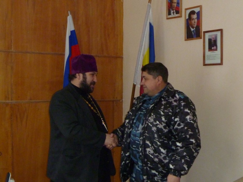 Иерей Павел Почтовый посетил исправительную колонию № 1