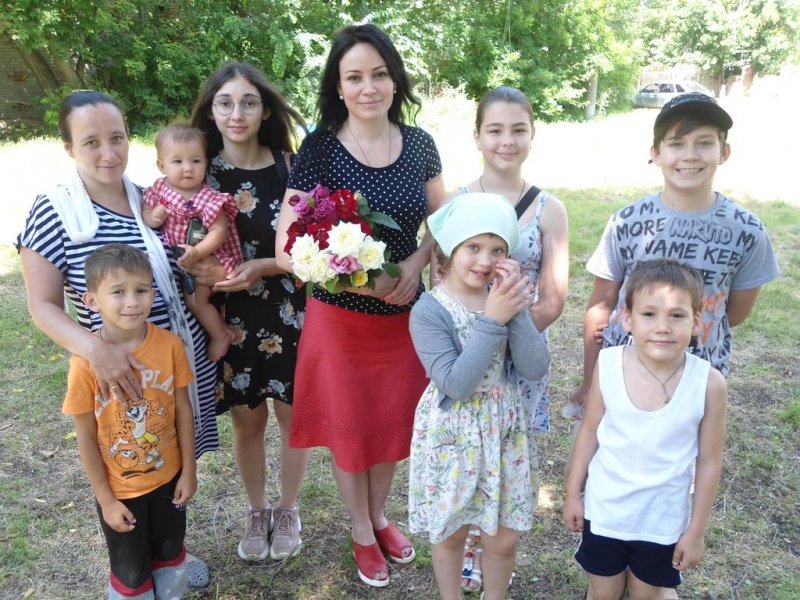 Праздник Пятидесятницы в воскресной школе «Радость» при храме в честь Почаевской иконы Божией Матери города Каменск-Шахтинский