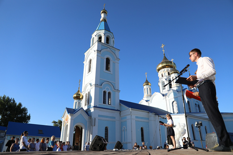 В день памяти и скорби в Покровском кафедральном соборе провели памятное мероприятие и совершили молитву об упокоении жертв Великой Отечественной войны