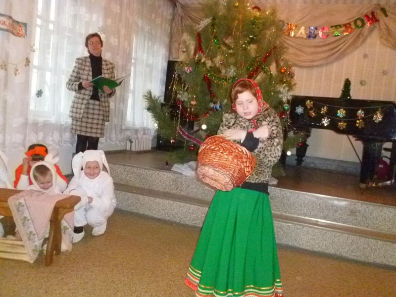 Рождественский утренник состоялся в пос. Майский