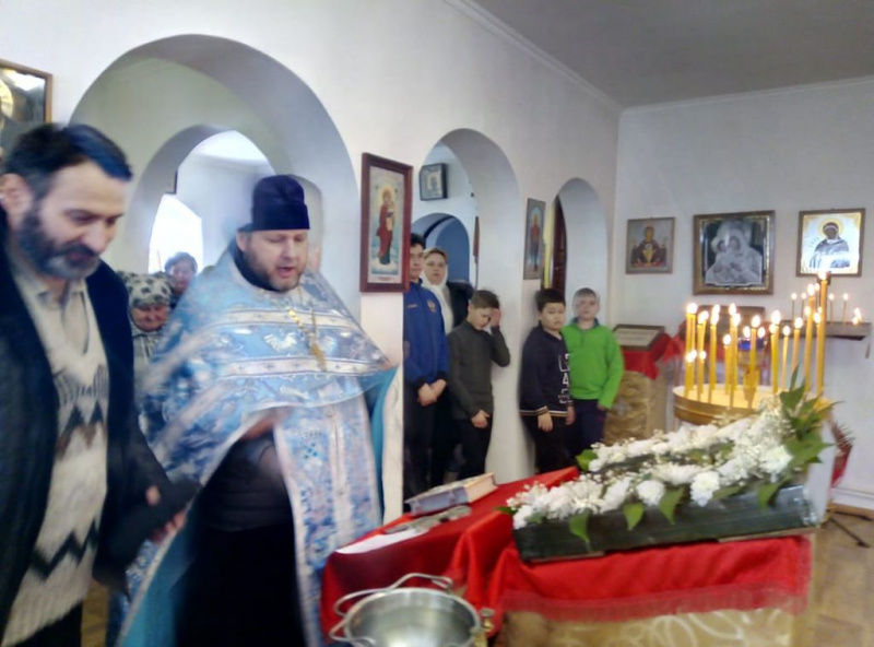 В храме святой Ксении Петербургской отметили праздник Сретения Господня