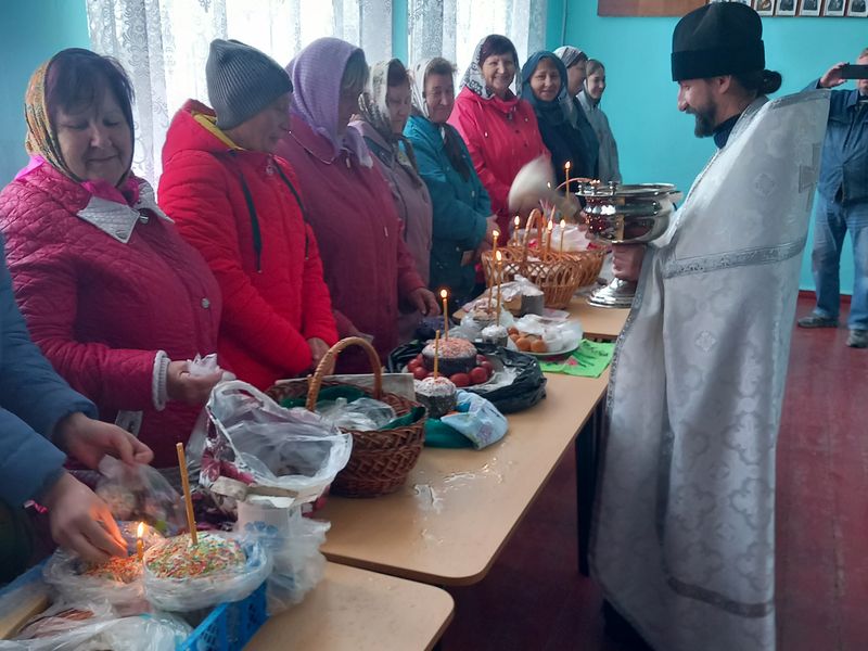 Освящение куличей и яиц в х. Табунщиково