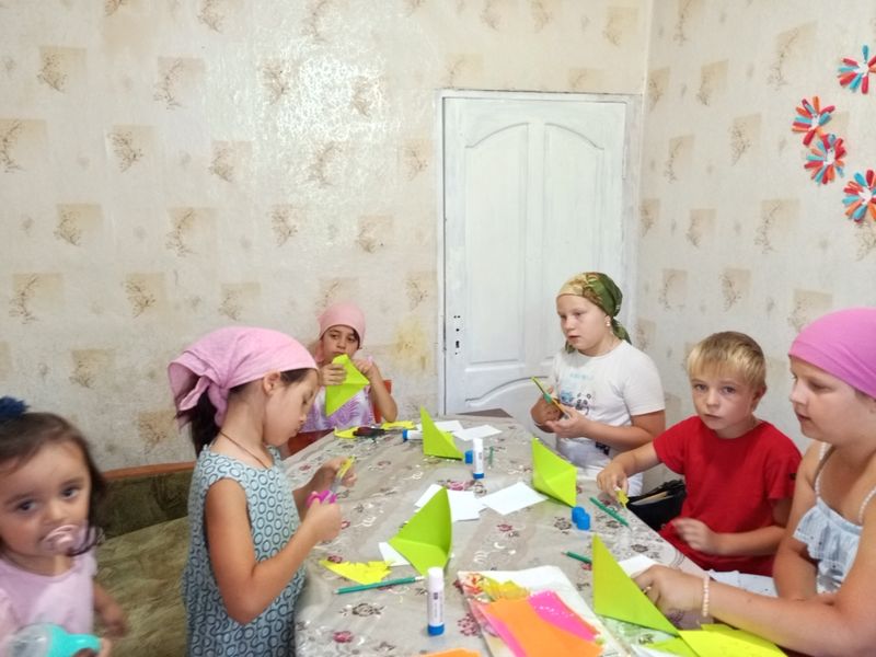 В воскресной школе храма Архистратига Михаила прошло занятие о жизни Пресвятой Богородицы