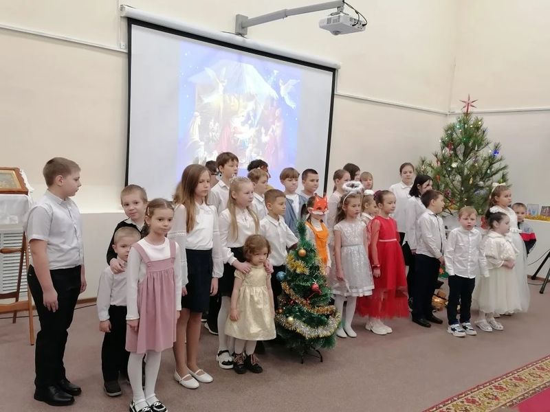 Рождественский праздник в воскресной школе при храме Архистратига Михаила станицы Вешенской   