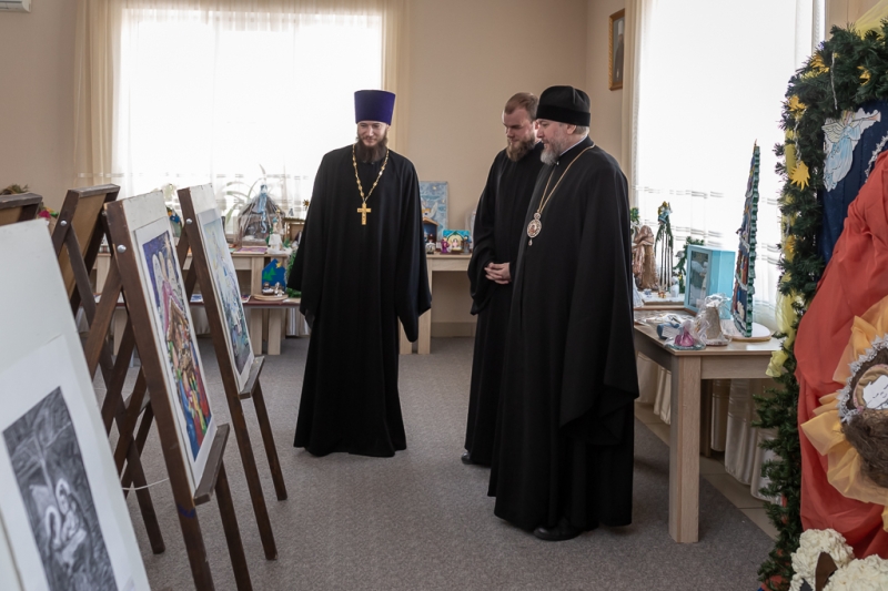 Преосвященнейший епископ Симон принял участие в подведении итогов IX открытого епархиального фестиваля православной культуры и творчества «Свет Рождества» 2023 г.