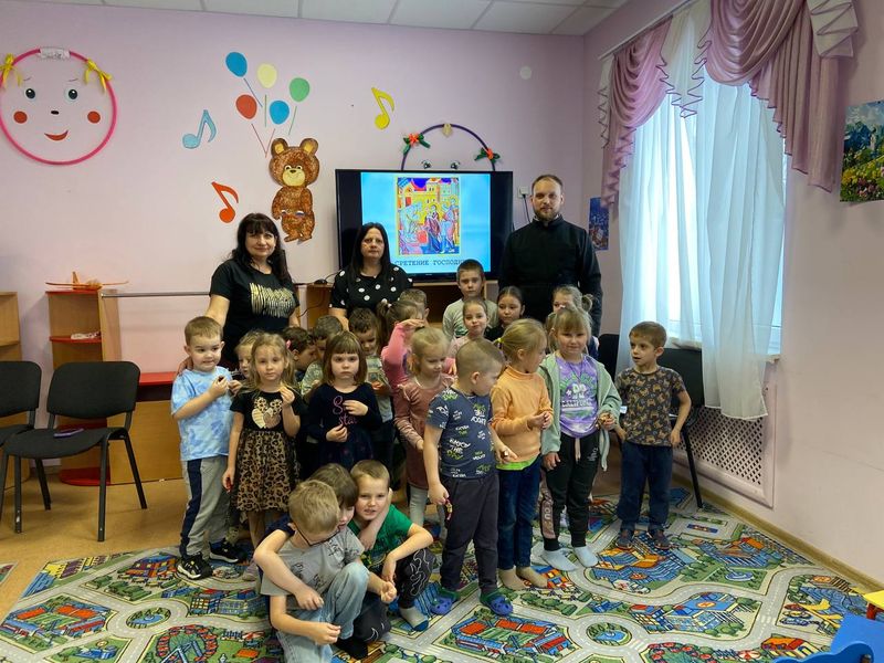 Праздник Сретения Господня в Кашарском детском саду «Тополёк»