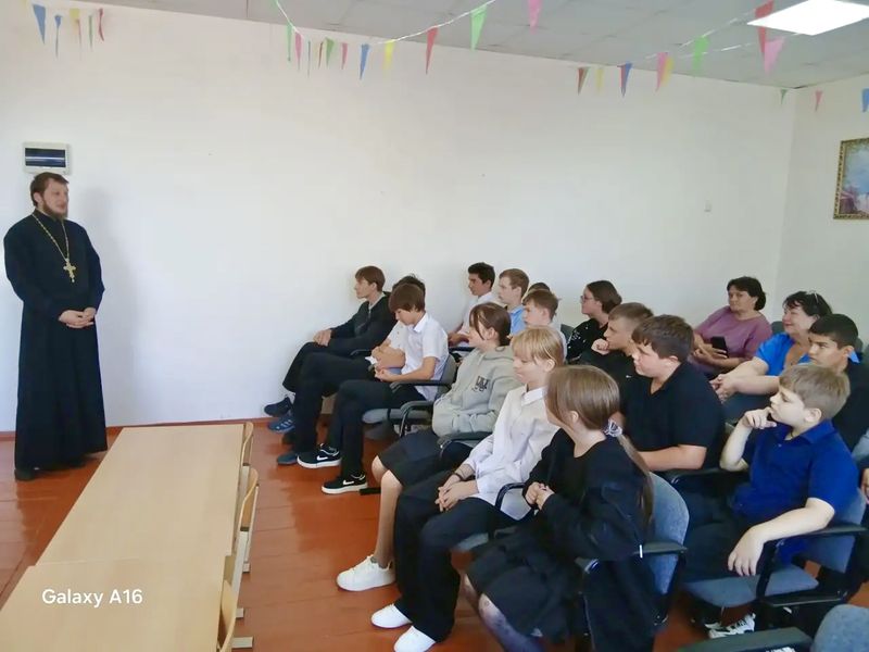 Встреча с учащимися Большенаполовской школы Боковского района 
