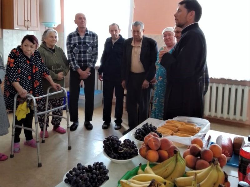 Посещение дома престарелых в праздник Успения Пресвятой Богородицы