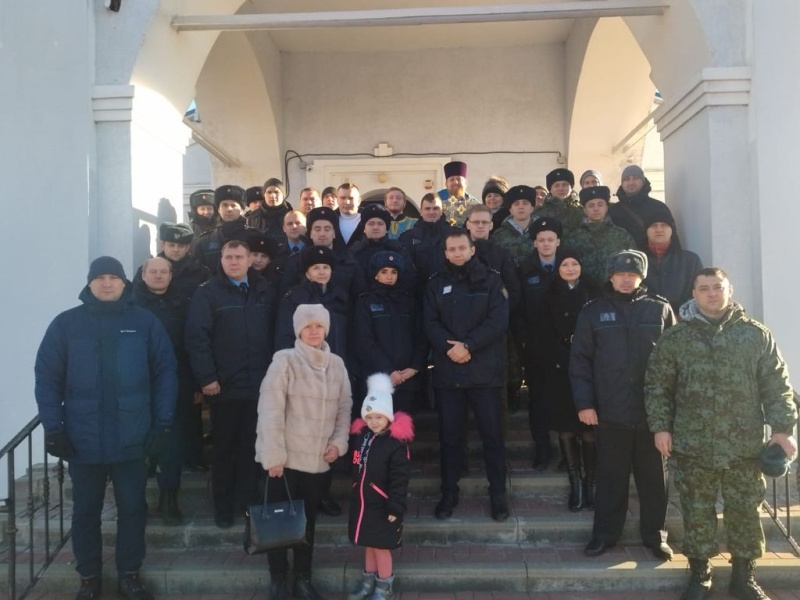Праздник пограничников в храме Донской иконы Божьей Матери г. Новошахтинска