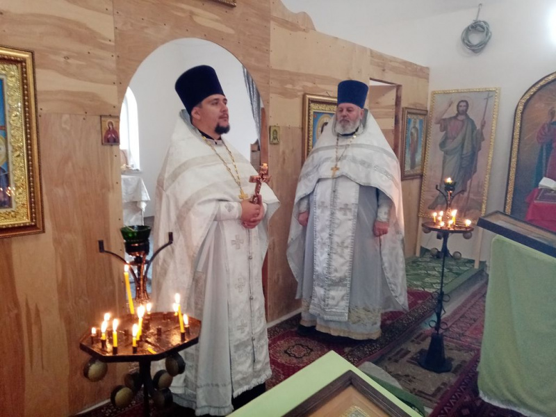 Престольный праздник отметили в храме Архистратига Михаила в хут. Елкин