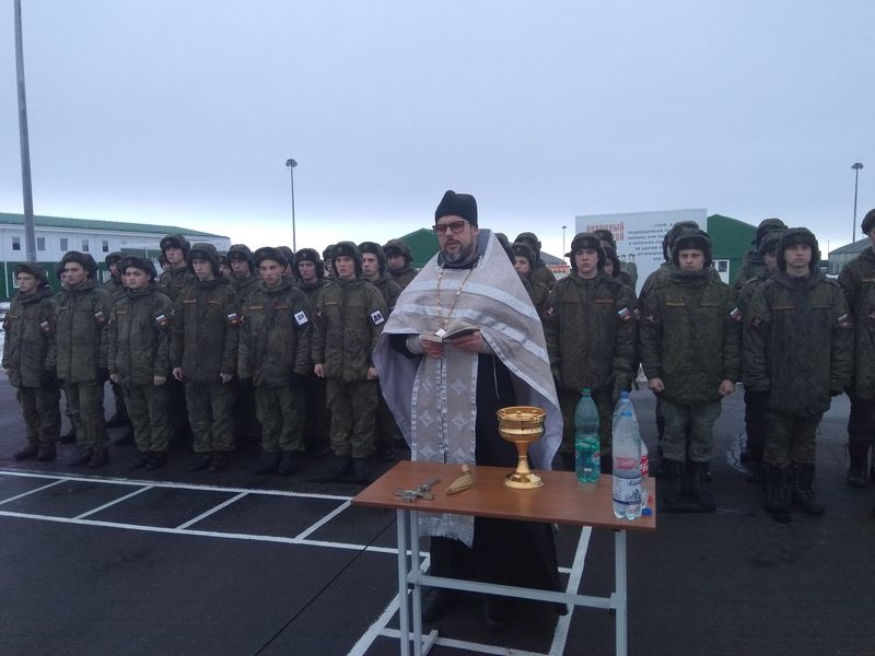В праздник Крещения Господня иерей Евгений Поцелуев посетил окормляемую им 150-ю мотострелковую дивизию