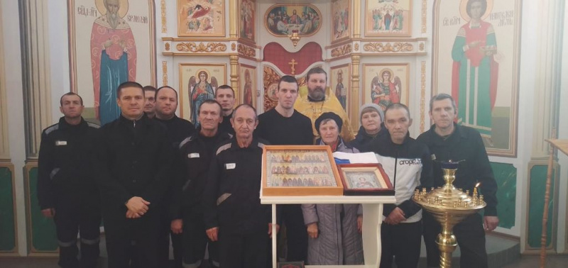 Протоиерей Сергий Сергошин совершил Божественную литургию в лечебно-исправительном учреждении 20 г. Шахты