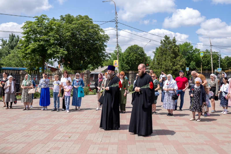 День памяти и скорби на Соборной площади 