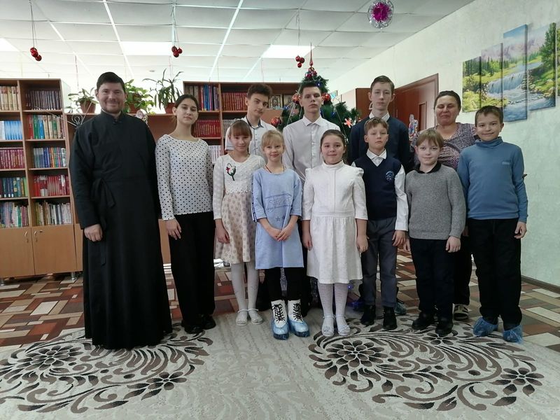 Поздравление воспитанников центра помощи﻿ детям хутора Калининского с Рождественскими праздниками