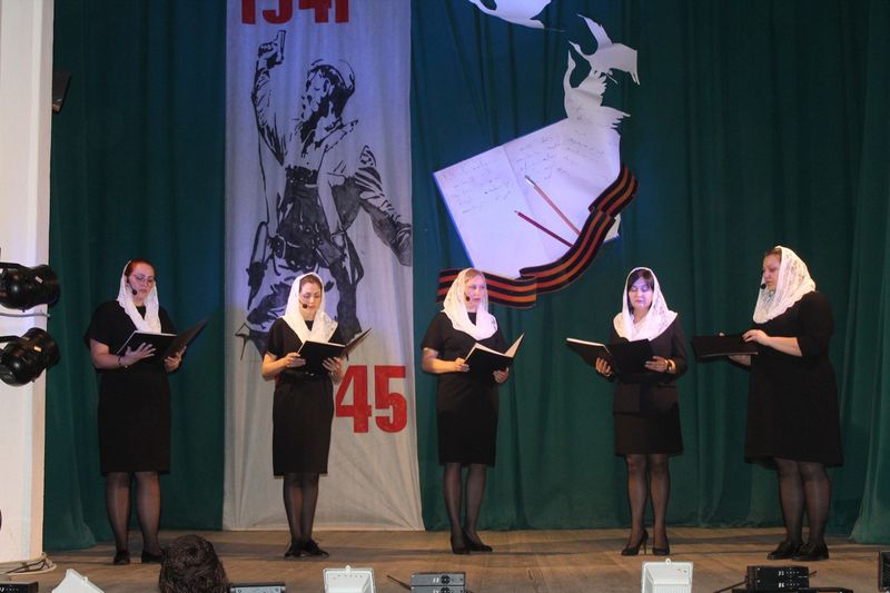 Хор храма святой Елисаветы принял участие в концерте, посвященном Д ню освобождения города Гуково от немецко-фашистских захватчиков