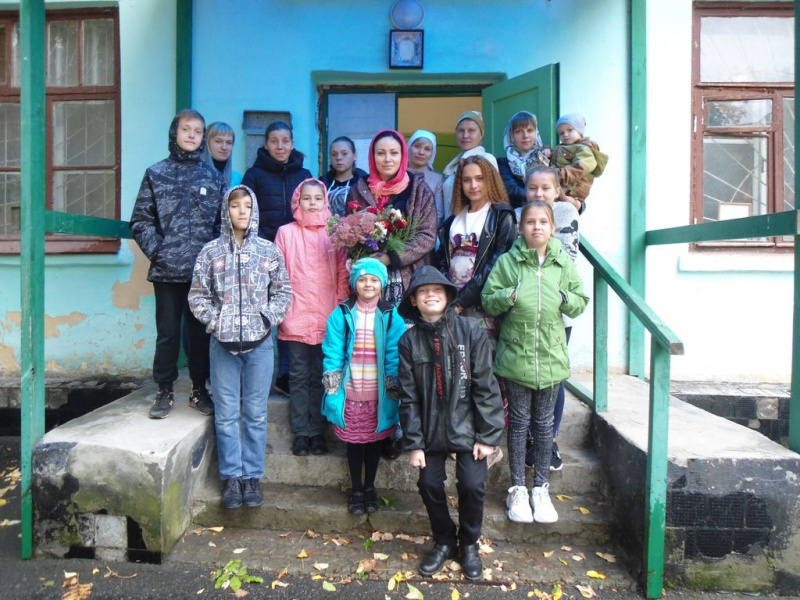 В воскресной школе «Радость» при храме Почаевской иконы Божией Матери прошел урок о добре и любви