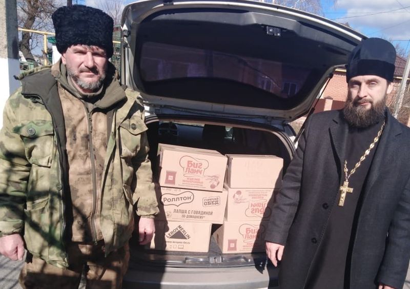 Военнослужащим передали очередной гуманитарный груз, собранный неравнодушными жителями Октябрьского района
