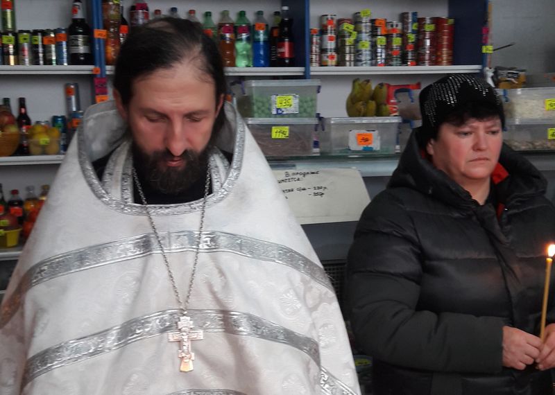 Чин Великого освящения воды в хуторе Большая Федоровка