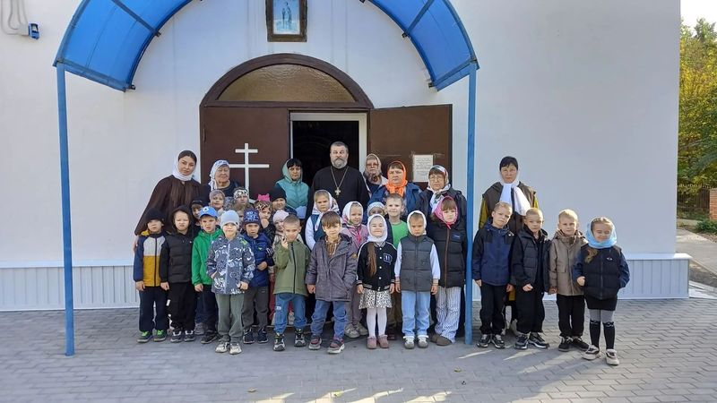 Воспитанники детского сада №28 посетили Пантелеимоновский храм