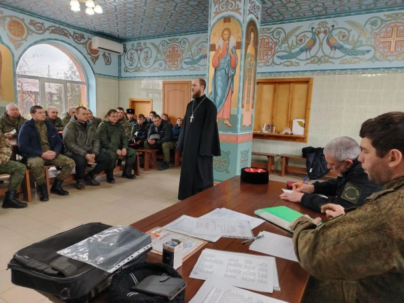 Казачий круг в станице Манычской 