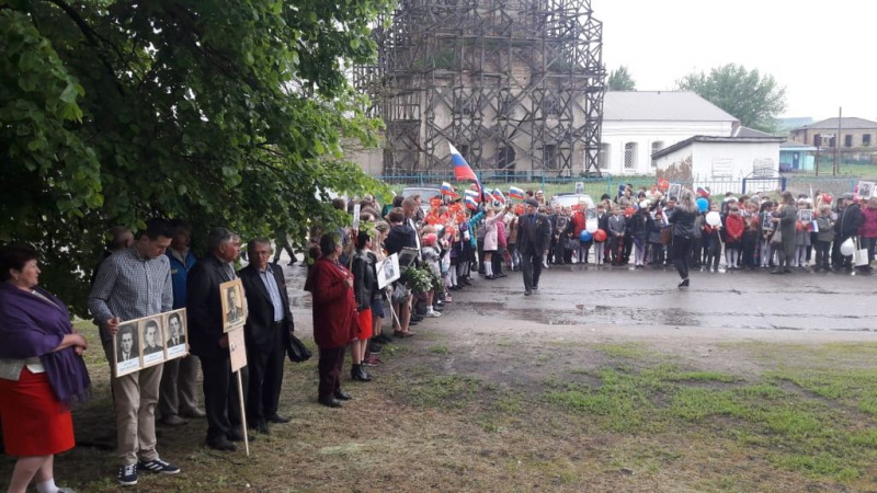 Иерей Антоний Можаев принял участие в торжественном митинге, посвященном Дню Победы, который состоялся в станице Митякинской