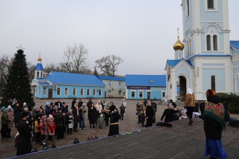 1 января на Соборной площади традиционно прошел День богатыря