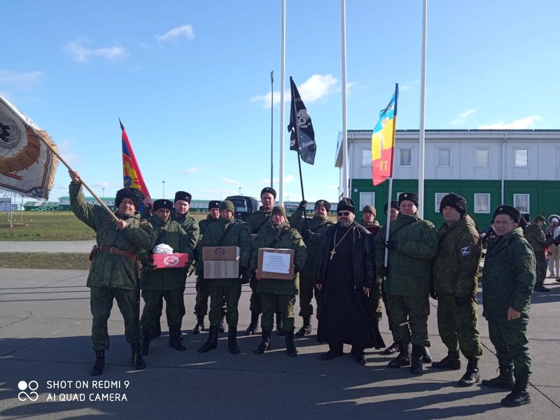 Духовник Донецкого округа посетил казачью роту имени генерала Я.П. Бакланова