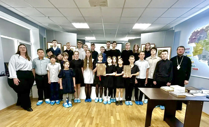 Открытый урок «Первая русская печатная книга» прошел в станице Боковской