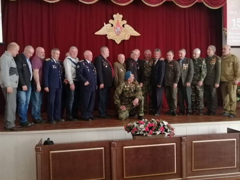 Протоиерей Игорь Колистратов принял участие в мероприятии, посвященном выводу войск из Афганистана в пос. Тарасовский