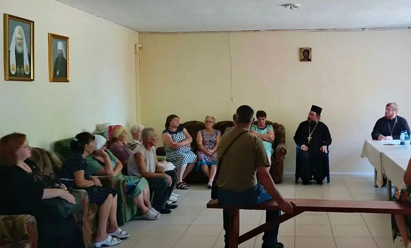 В храме Рождества Пресвятой Богородицы хутора Ажинов состоялось приходское собрание