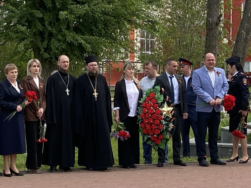В станице Багаевской прошёл торжественный митинг в честь 81-й годовщины Великой Победы