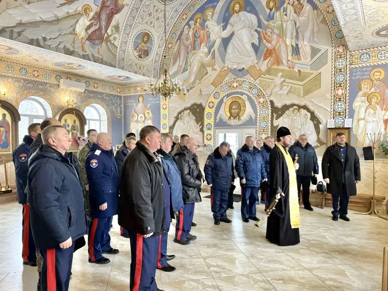 В храме Иоанна Предтечи станицы Боковской помянули убиенных воинов
