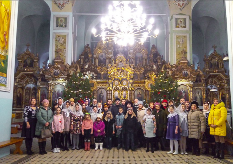 Рождественское представление состоялось в храме Успения Пресвятой Богородицы Донецкого Успенского архиерейского подворья